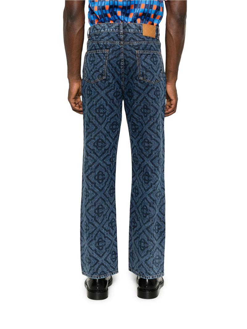 Suitnegozi Jeans Laser Monogram Consegna Veloce
