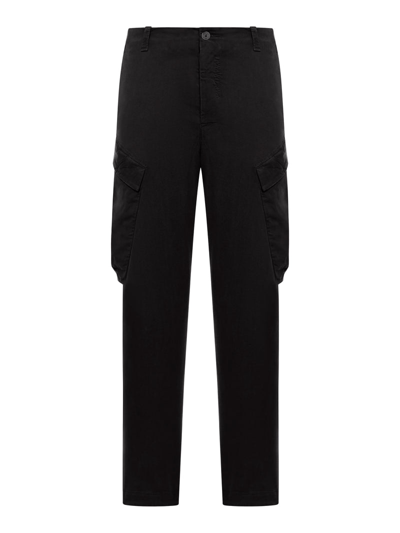 Suitnegozi Pantalone cargo regular fit in tencell e modal stretch smerigliato Affare Del Giorno