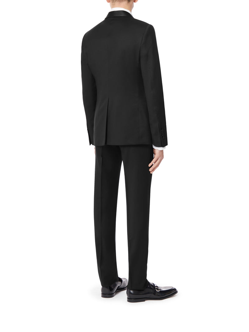 Suitnegozi SMOCKING CON GILET IN LANA Saldi Di Fabbrica