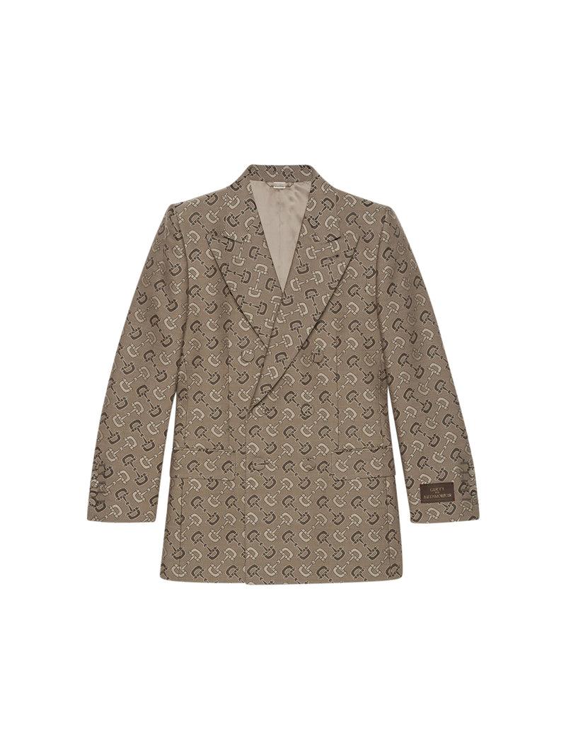 Suitnegozi Giacca in cotone motivo Morsetto maxi