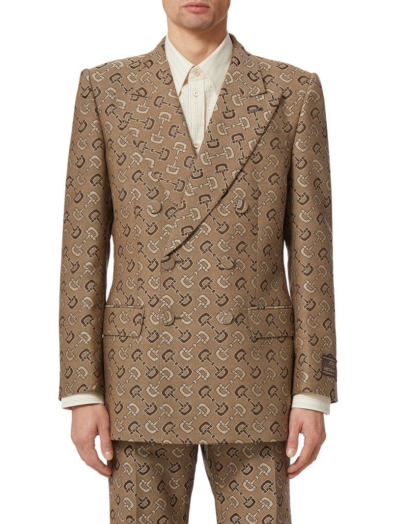 Suitnegozi Giacca in cotone motivo Morsetto maxi Fornitura limitata