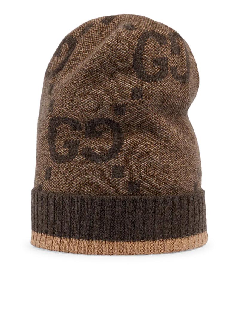 Suitnegozi Cappello in cashmere con GG In vendita