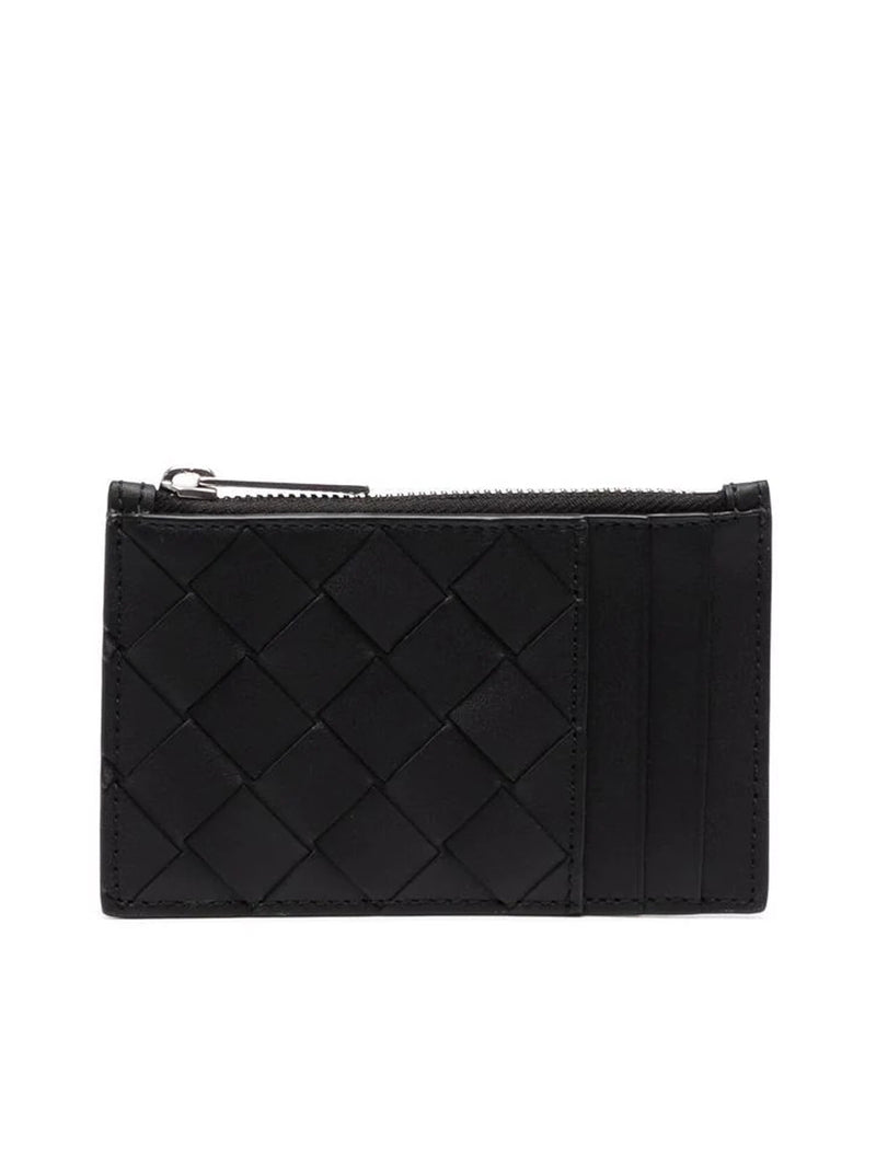Suitnegozi Intrecciato leather wallet