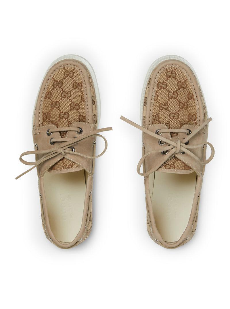 Suitnegozi MOCASSINO ALLACCIATO ORIGINAL GG DA UOMO Nuova