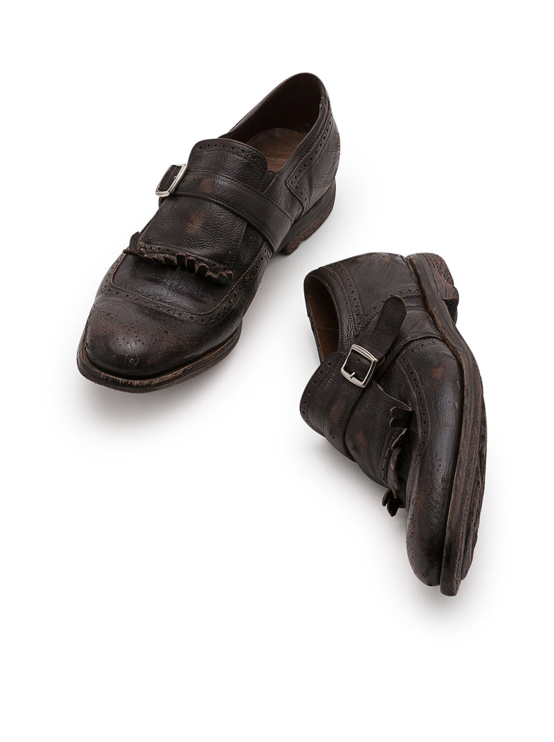 Suitnegozi Shanghai Monk Strap in pelle di Vitello Glacé Comprare a buon mercato