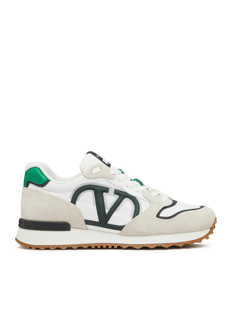Suitnegozi SNEAKER LOW-TOP VLOGO PACE IN CROSTA TESSUTO E VITELLO