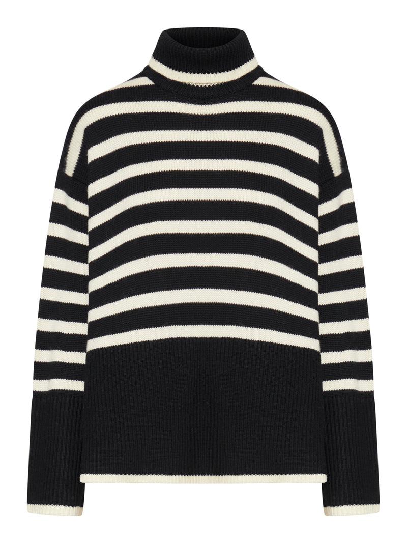 Suitnegozi MAGLIA DOLCEVITA IN LANA A RIGHE Offerta esclusiva