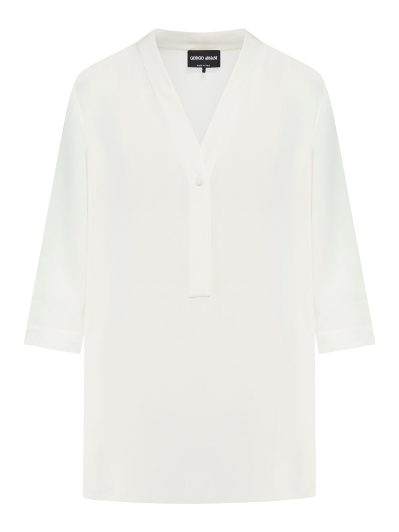 Suitnegozi BLUSA IN SETA CON SCOLLO A V Vendite stagionali