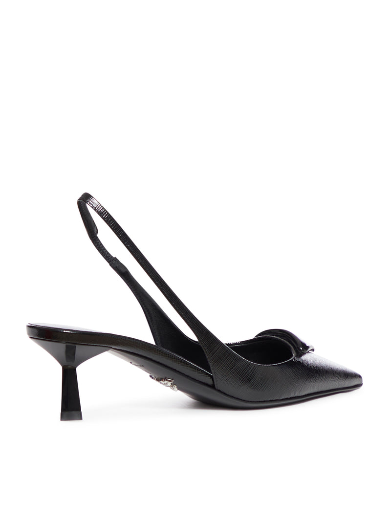 Suitnegozi Décolleté slingback in saffiano Only for today