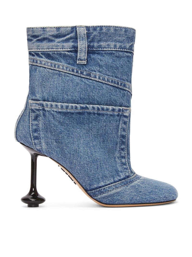 Suitnegozi Stivaletto Toy in denim lavato