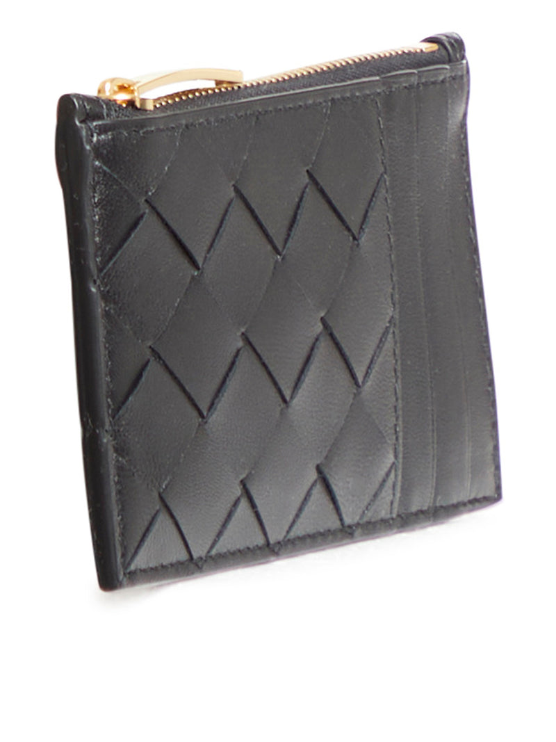 Suitnegozi Porta Carte Intrecciato Con Zip Prezzo di fabbrica
