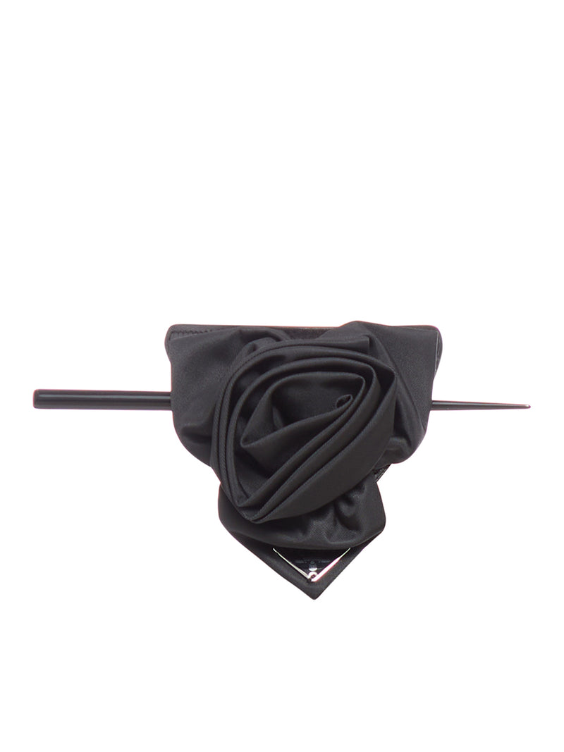 Suitnegozi FERMAGLIO PER CAPELLI IN PELLE LISCIA E RE-NYLON