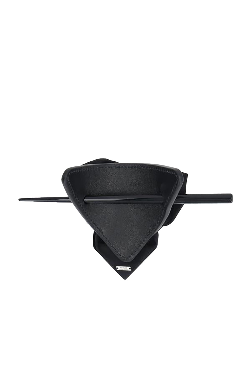 Suitnegozi FERMAGLIO PER CAPELLI IN PELLE LISCIA E RE-NYLON Fornitura limitata