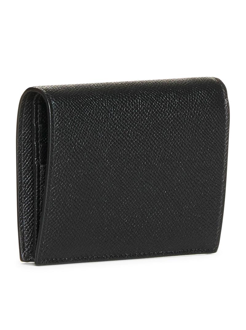 Suitnegozi Portafoglio in pelle granulata nera firmato Salvatore Ferragamo Offerte esclusive