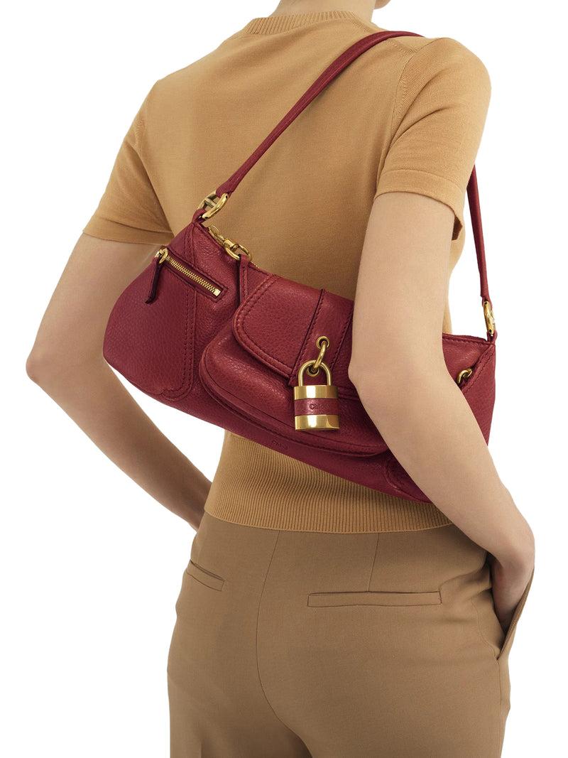 Suitnegozi BORSA A SPALLA 99 IN PELLE GRANATA Offerta settimanale