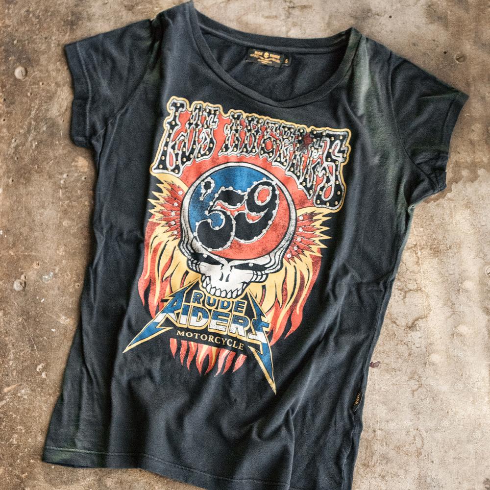 Rude Riders T-Shirt Donna 59 RR Negozio online di fabbrica