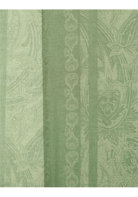 ETRO Sciarpa In Misto Cashmere Verde Stampato - ETRO Solo un giorno rimasto