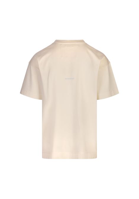 GIVENCHY T-Shirt Avorio Con Logo 4G Bicolore - GIVENCHY Sconti VIP