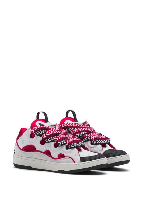 LANVIN Sneakers Curb Nere Fucsia e Bianche - LANVIN Black Friday