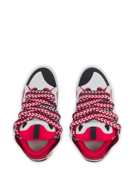 LANVIN Sneakers Curb Nere Fucsia e Bianche - LANVIN Black Friday