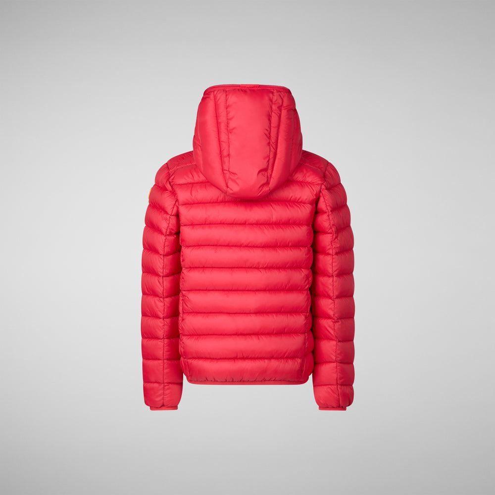 Save the duck PIUMINO ANIMAL FREE BAMBINO DONY ROSSO SCURO Latest stili