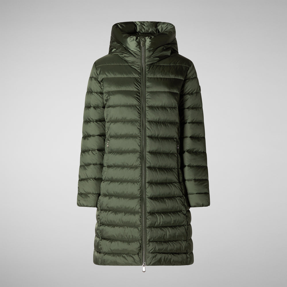 Save the duck PIUMINO ANIMAL FREE CON CAPPUCCIO DONNA SAFFRON VERDE TIMO Lightning offer