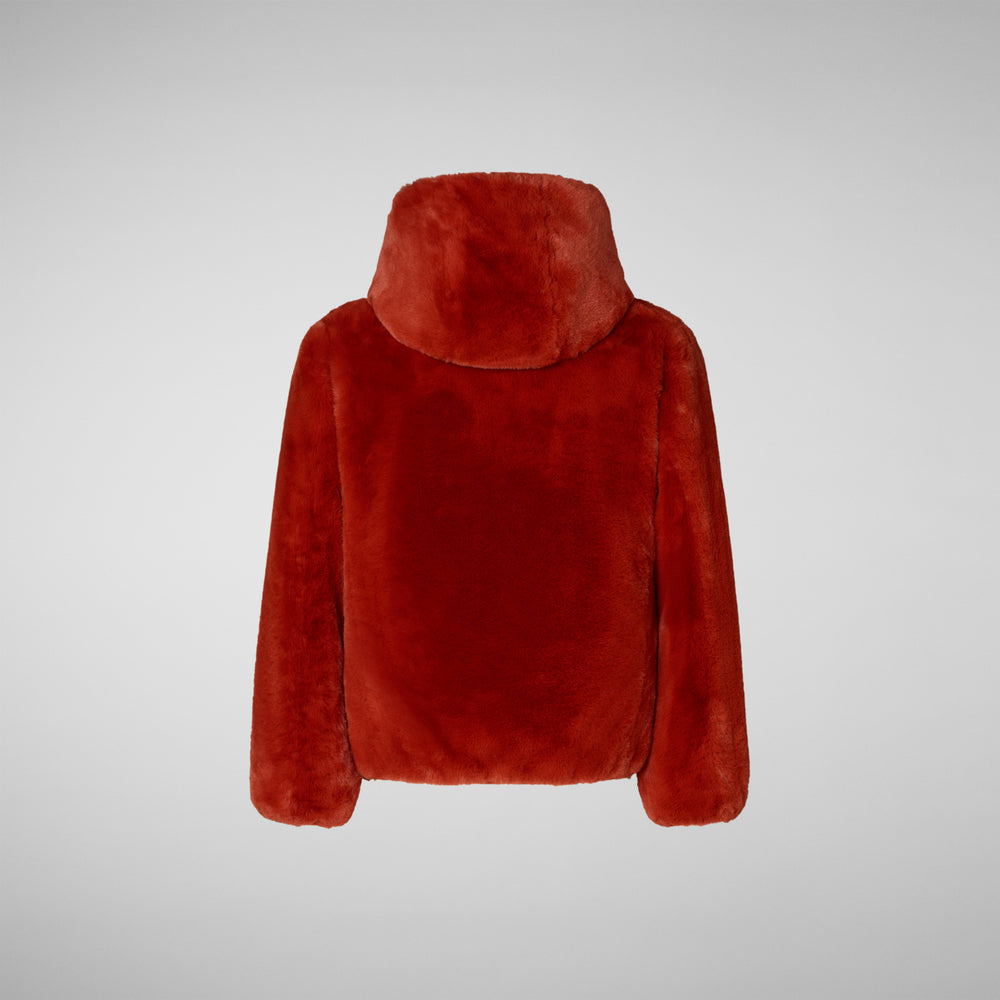 Save the duck GIACCA CON CAPPUCCIO BAMBINA CHLOE ARANCIONE Discount Store per i nuovi prodotti