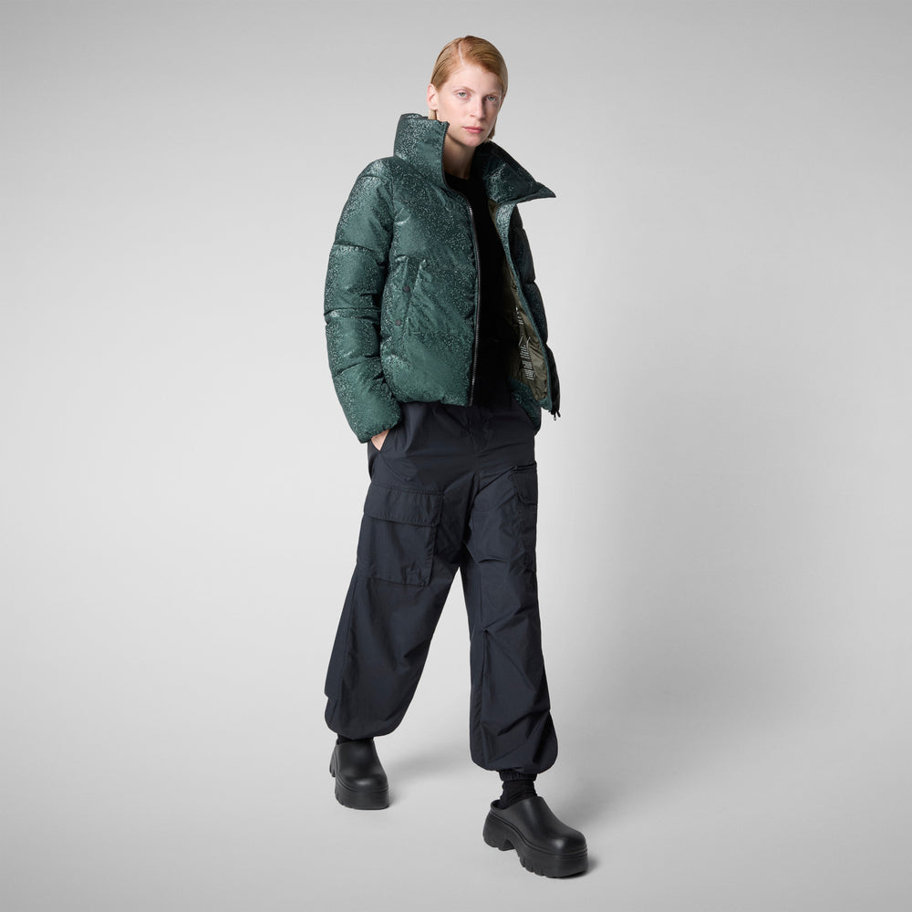 Save the duck GIACCA DONNA YVONNA VERDE TERRA Black Friday Prezzi