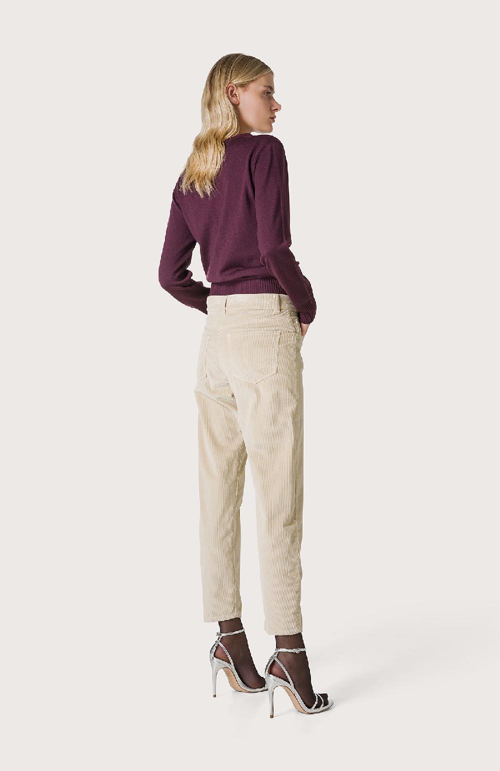 Seventy Jeans denim in velluto a righe - Col. Bianco Flash Sale
