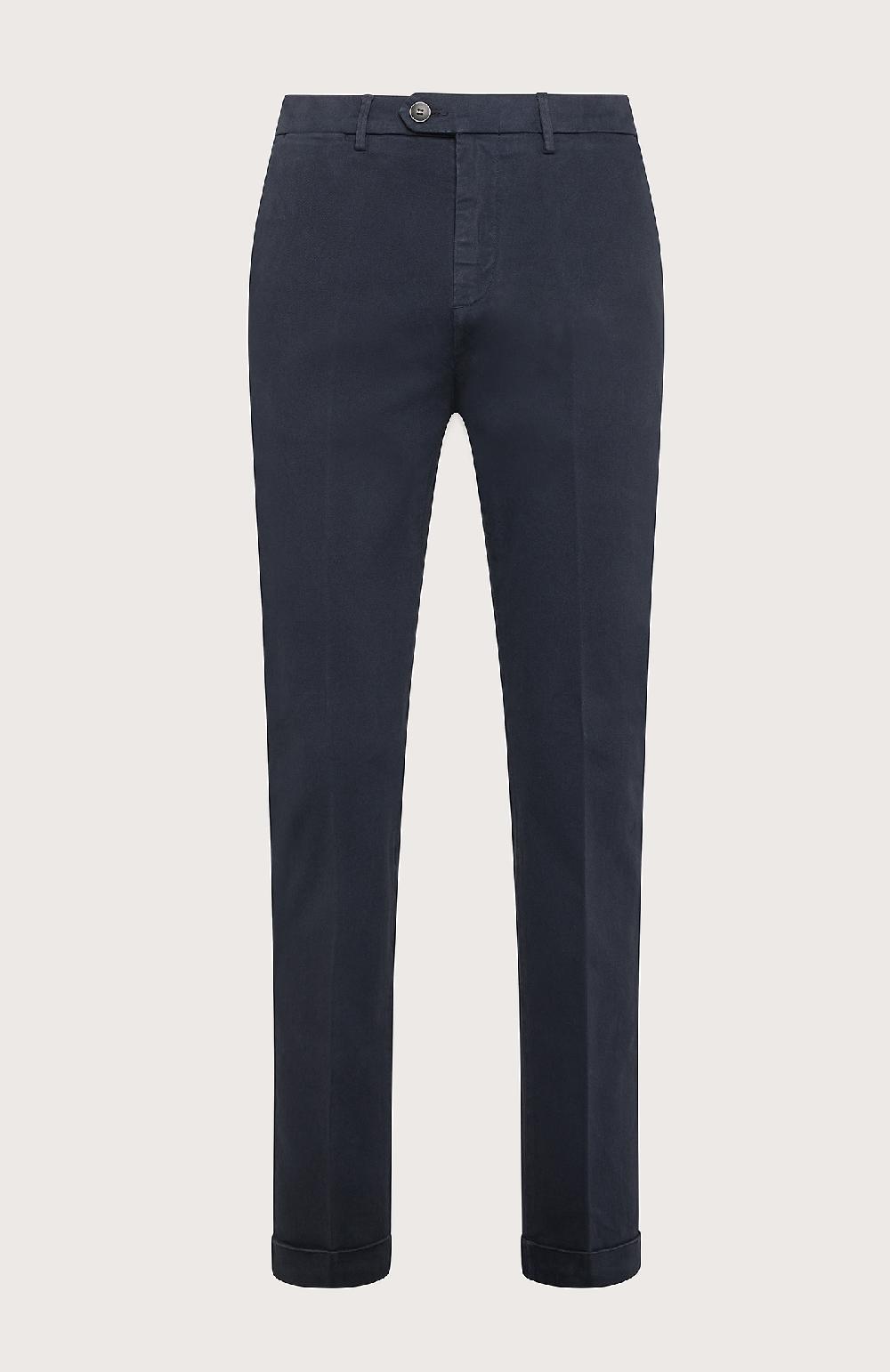 Seventy Pantalone chino in gabardina - Col. Blu Affare Del Giorno