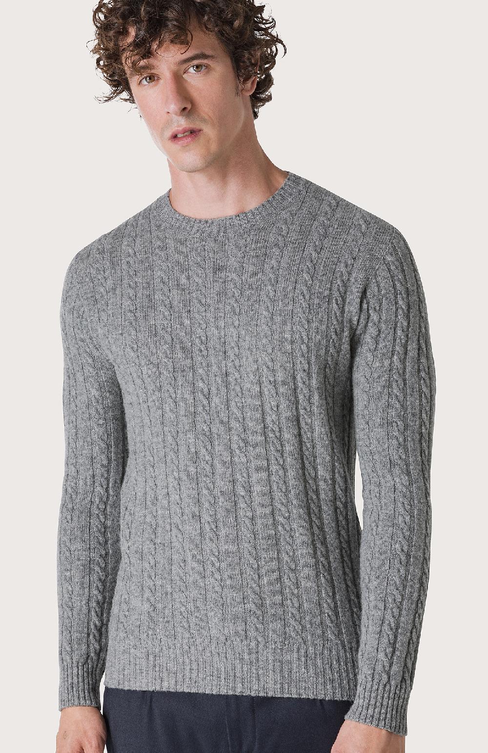 Seventy Maglia a trecce e coste - Col. Grigio Offerta settimanale