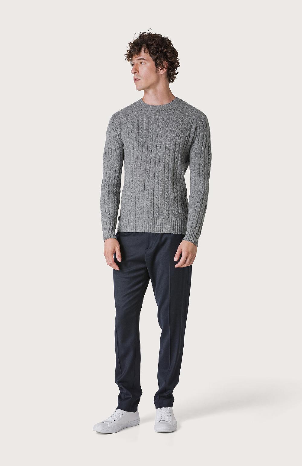 Seventy Maglia a trecce e coste - Col. Grigio Offerta settimanale