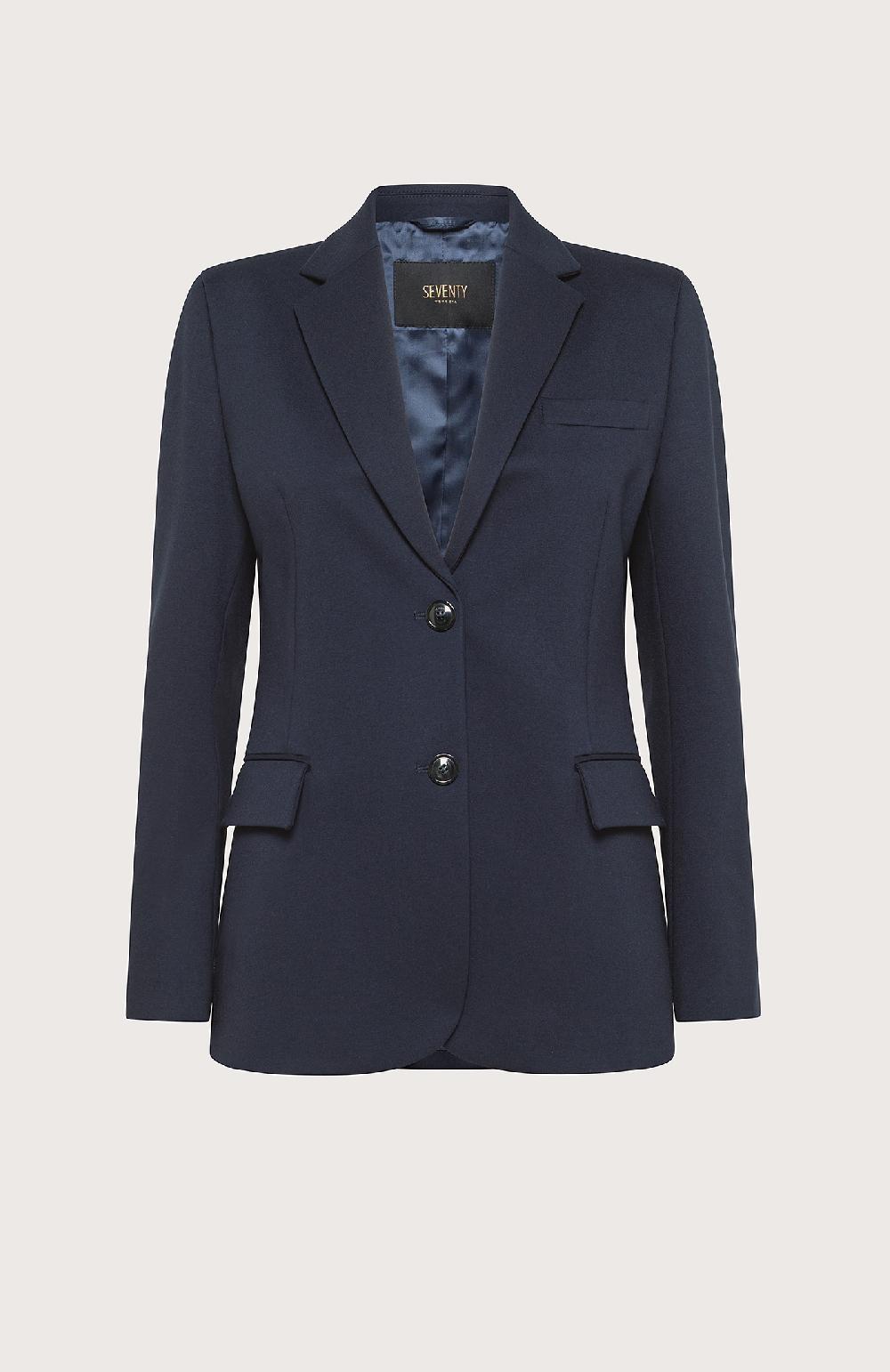 Seventy Giacca monopetto in punto stoffa - Col. Blu