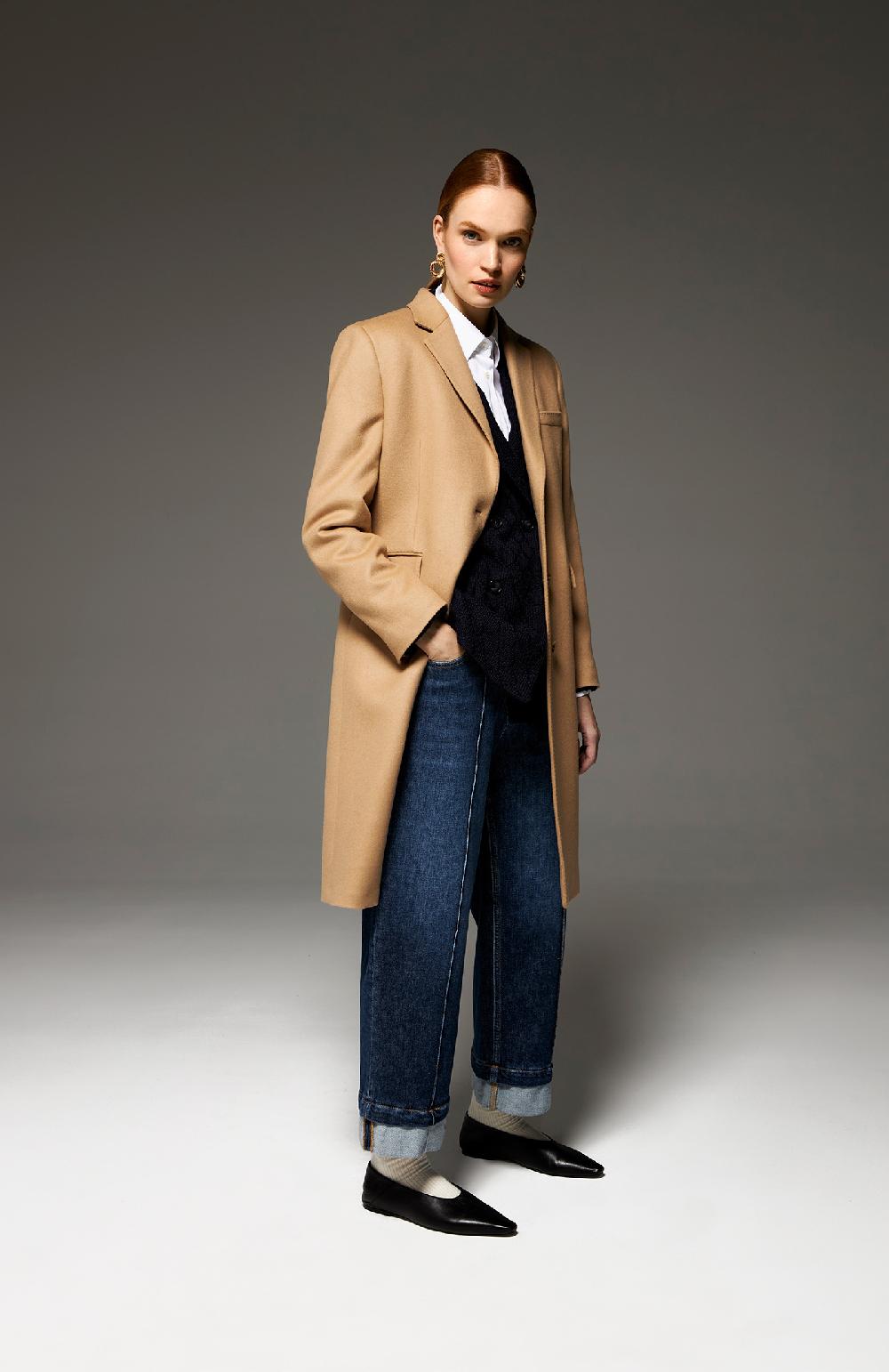 Seventy Jeans alla caviglia con cucitura frontale e orlo ripiegato in denim lavato - Col. Blu I Più Venduti