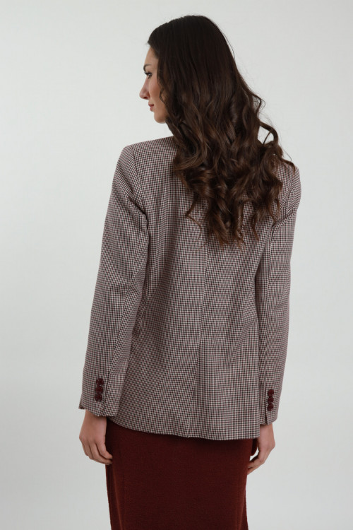 Susy Mix Giacca a Quadri Black Friday Prezzi