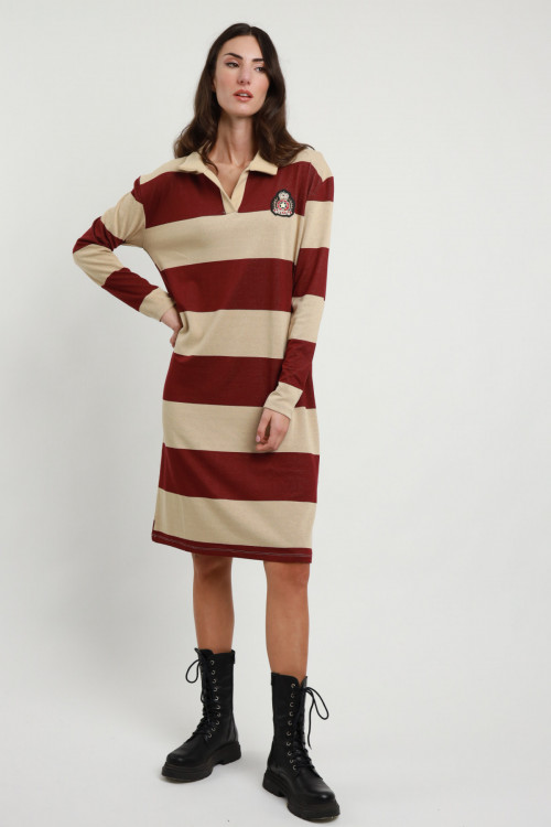 Susy Mix Abito Lungo Righe Vendita Economica