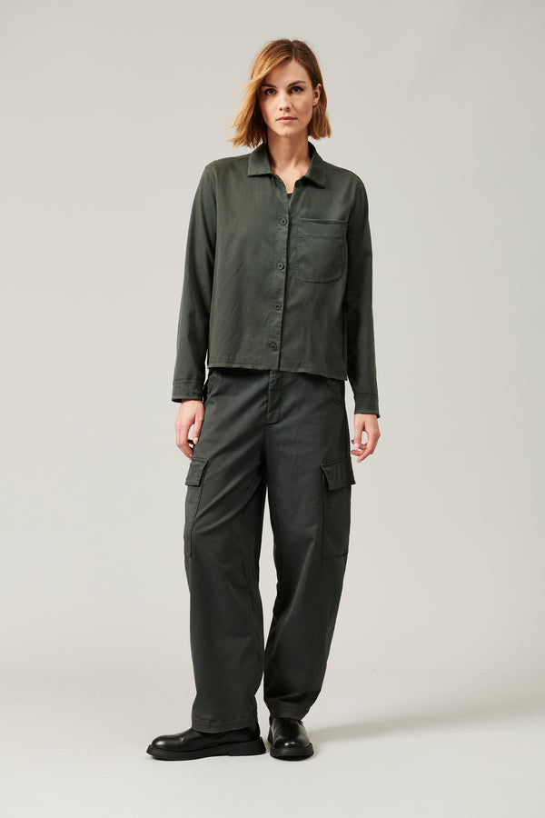 Transit Par Such Giacca/camicia in raso di cotone stretch | 1013.CFDTRYR277.24 – Transit Sconti questo mese