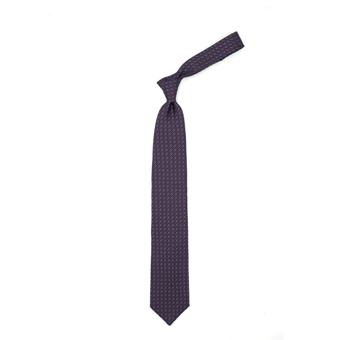 Ulturale Cravatta viola con pattern astratto - Ulturale Shopping online