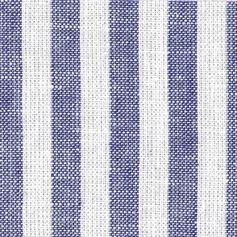 Verdiani Chemisier Lino/Cotone Riga Sostegno trimestrale
