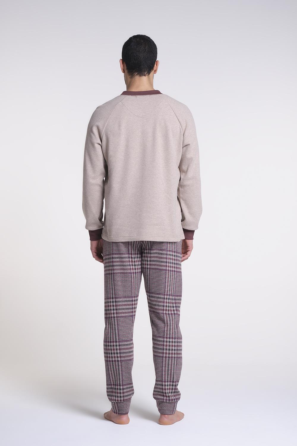 Verdiani Pigiama Punto Milano Jacquard Vendita Economica