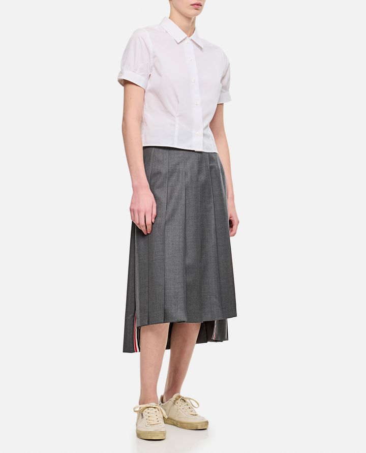 Thom Browne CAMICIA CORTA COLLEGE Fino al 60% di sconto
