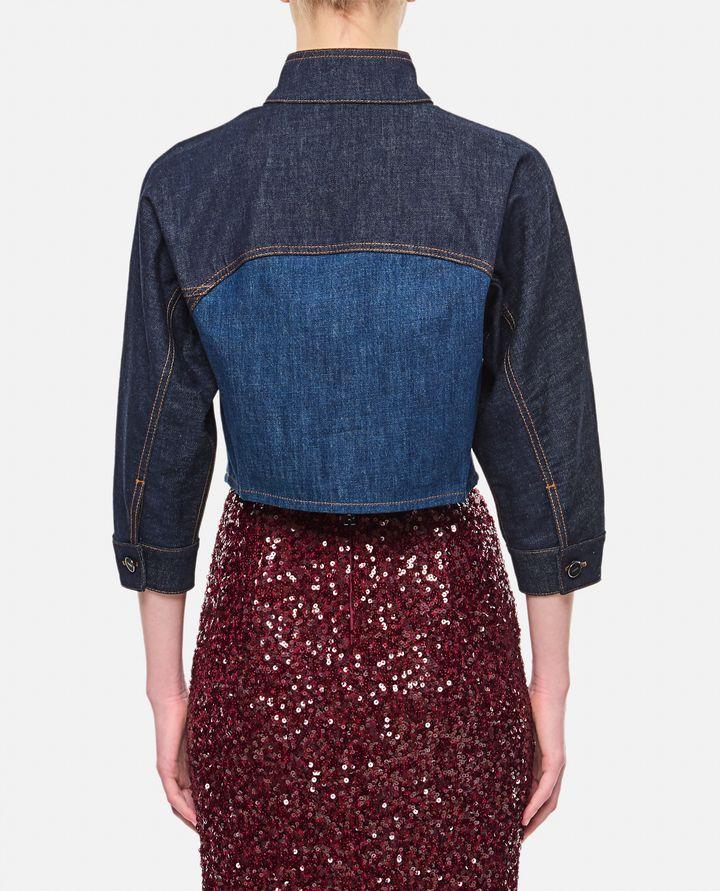 Fendi GIACCA DENIM BICOLOR Esporta salva