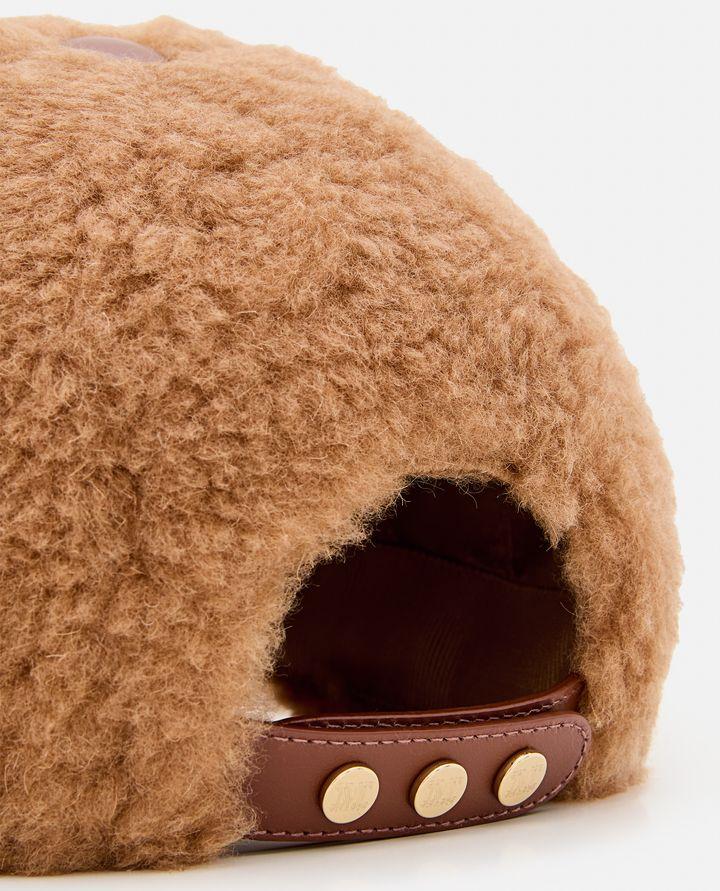 Max Mara EDIT TEDDY BERRETTO CON VISIERA Sconto di tempo limitato