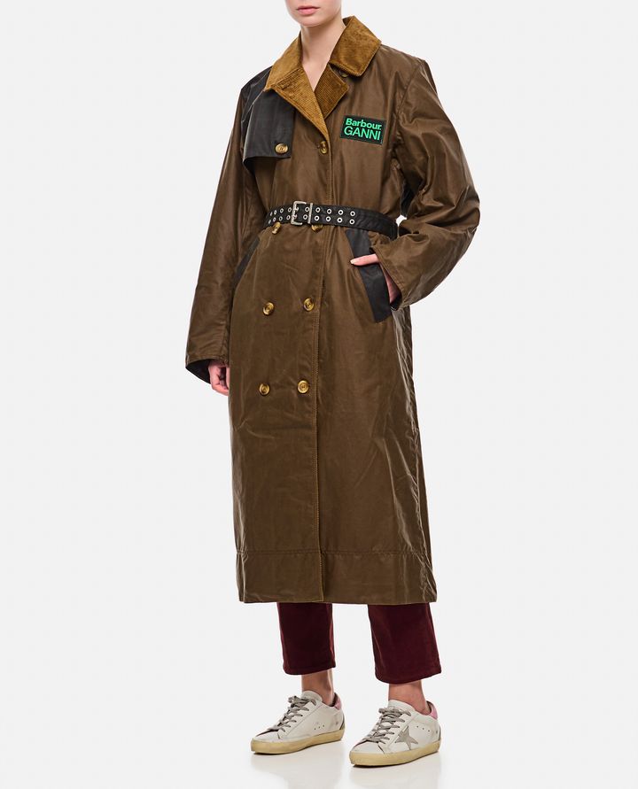Barbour GANNI X BARBOUR TRENCH Spedizione gratuita