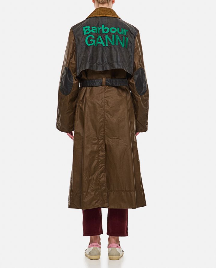 Barbour GANNI X BARBOUR TRENCH Spedizione gratuita