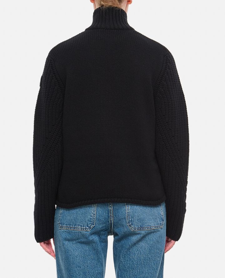 Moncler GIACCA CON MANICHE IN MAGLIA Negozio online di fabbrica