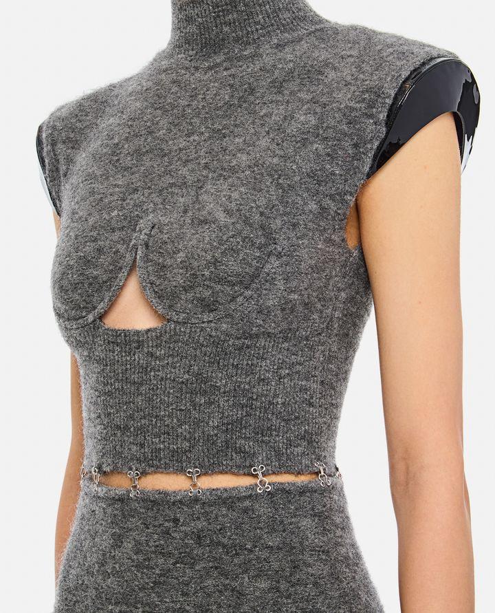 Sportmax ALBINO ABITO CUT-OUT MOHAIR Offerta Giorno del Papà