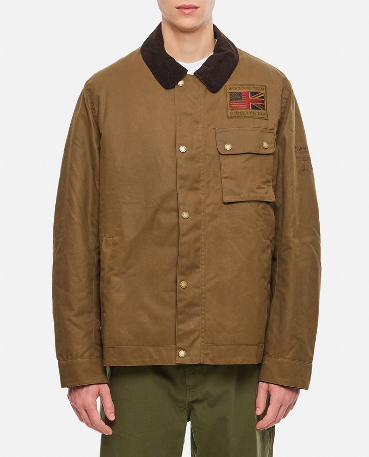 Barbour International GIACCA WORKERS WAX Ritorno libero