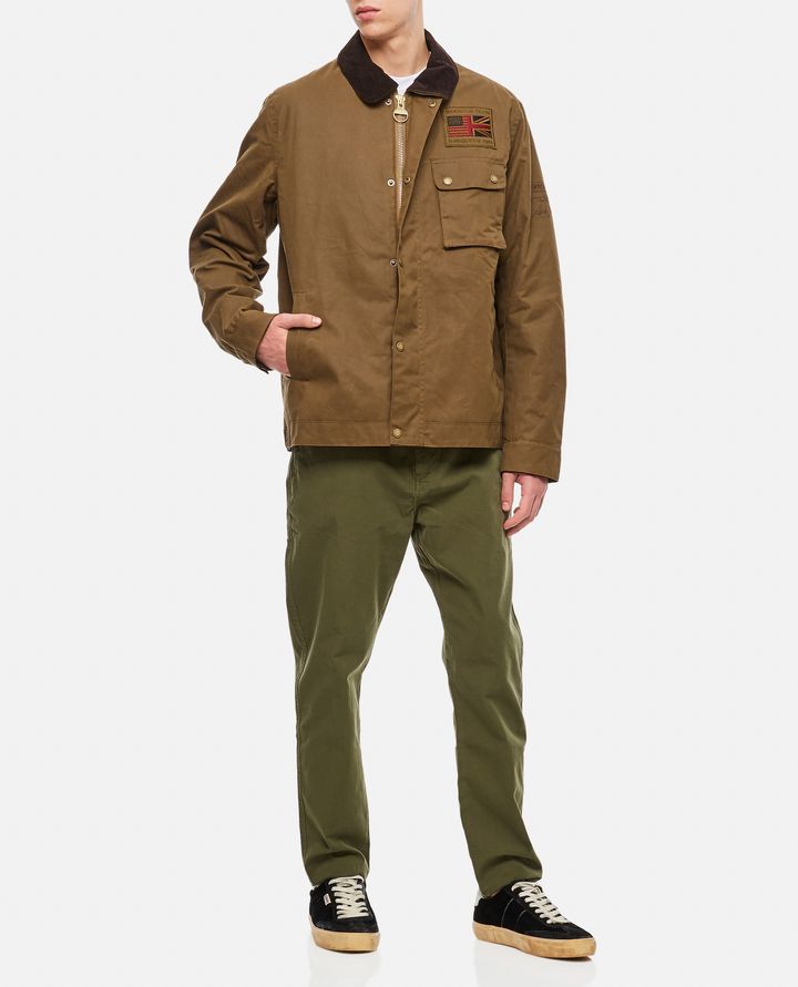 Barbour International GIACCA WORKERS WAX Ritorno libero