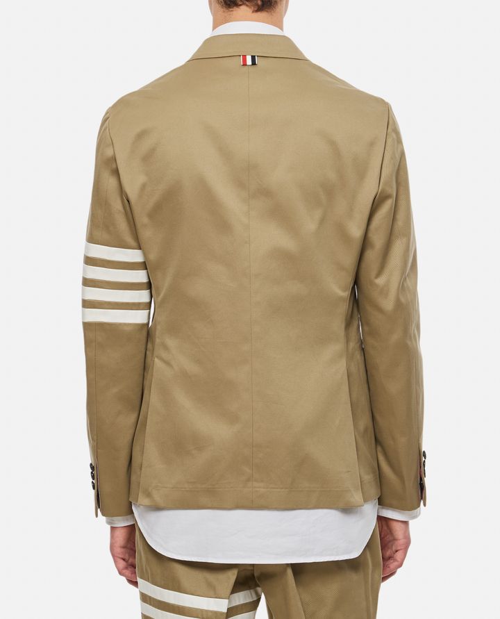 Thom Browne GIACCA SPORTIVA CLASSICA 4 BAR IN TWILL DI COTONE Rilascio limitato